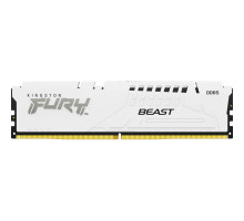 Модуль пам'яті для комп'ютера DDR5 32GB 5200 MHz FURY Beast White Kingston Fury (ex.HyperX) (KF552C40BW-32)