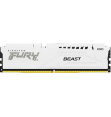 Модуль пам'яті для комп'ютера DDR5 32GB 5200 MHz FURY Beast White Kingston Fury (ex.HyperX) (KF552C40BW-32)