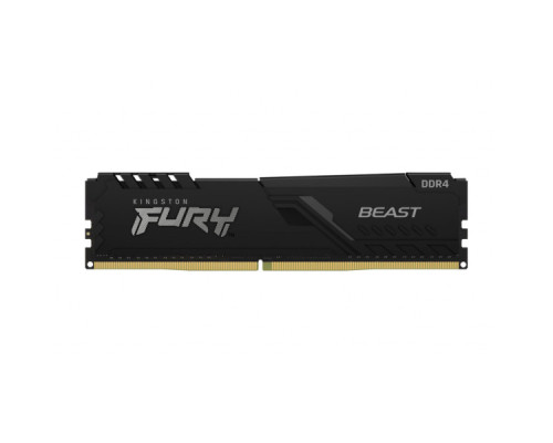 Модуль пам'яті для комп'ютера DDR4 8GB 2666 MHz Fury Beast Black Kingston Fury (ex.HyperX) (KF426C16BB/8)