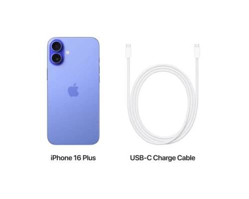 Мобільний телефон Apple iPhone 16 Plus 256GB Ultramarine (MXY23) Мобільний телефон Apple iPhone 16 Plus 256GB Ultramarine (MXY23)