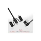 Дата кабель USB 2.0 AM to Lightning + Micro 5P + Type-C pentapower.black Promate (pentapower.black)