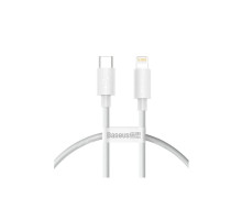 Дата кабель USB-C to Lightning 1.0m PD20W white Baseus (CATLYS-B02)