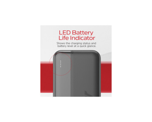 Батарея універсальна Energizer 30000mAh 15W 3A, USB-А, 2хUSB-C Black (UE30050CC)