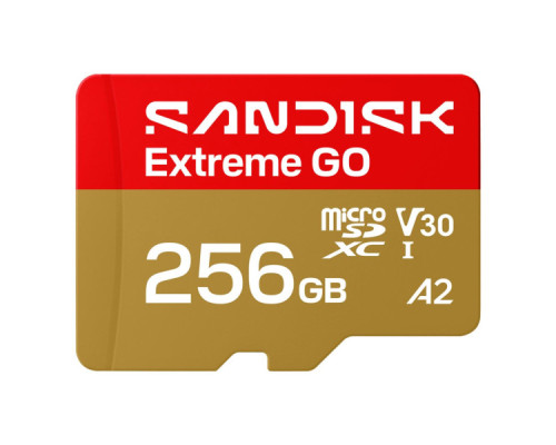 Карта пам'яті SanDisk 256GB microSDXC class 10 UHS-I Extreme GO (SDSQXGN-256G-GN6MN)
