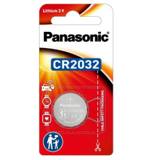 Батарейка CR 2032 Lithium 1pcs Blister Panasonic (CR-2032PT/1B)