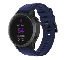 Ремінець до смарт-годинника Armorstandart Silicone 20mm для Garmin Fenix 5s/6s Dark Blue (ARM60810)