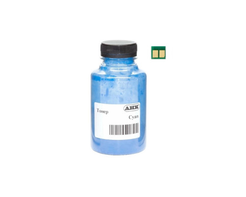 Тонер HP CLJ Pro 3203/3303, W2221A, chip, 40г Cyan AHK (50000772)