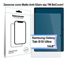 Скло захисне BeCover Matte Anti-Glare Samsung Galaxy Tab S10 Ultra (SM-X920/SM-X926) 14.6" (713445)