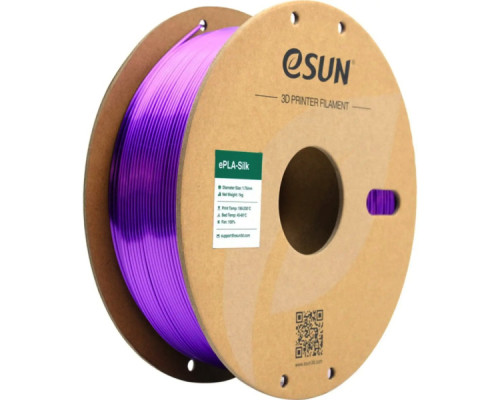 Пластик для 3D-принтера eSUN ePLA-Silk 1,75mm 1kg PURPLE (EPLA-SILK-P175Z1)