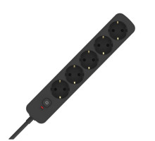 Мережевий фільтр живлення ColorWay CW-PSEA1653BK 5 розеток, 3m Black (CW-PSEA1653BK)