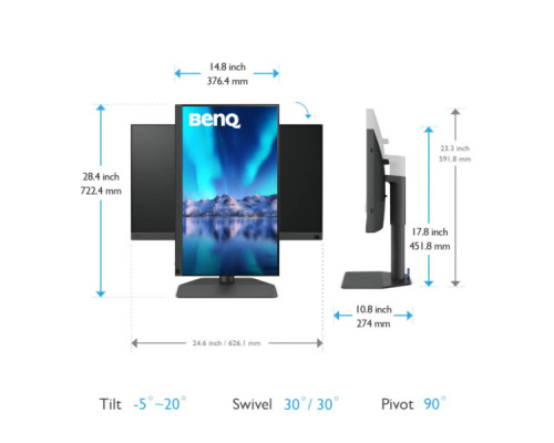 Монітор BenQ SW272Q