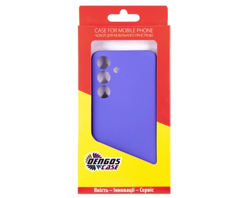 Чохол до мобільного телефона Dengos Samsung Galaxy S24 Carbon + glass Purple (DG-KM-102) Чохол до мобільного телефона Dengos Samsung Galaxy S24 Carbon + glass Purple (DG-KM-102)