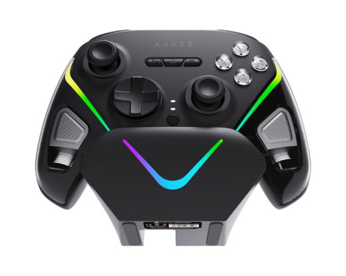 Геймпад Ajazz GP100S 2.4G/BT/USB Switch/PC/iOS/Android RGB Black (GP100S-B)
