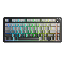 Клавіатура Aula F75 Gasket Reaper Switch Hot-Swap RGB Bluetooth/Wireless/USB UA Black/Grey (6948391209913)