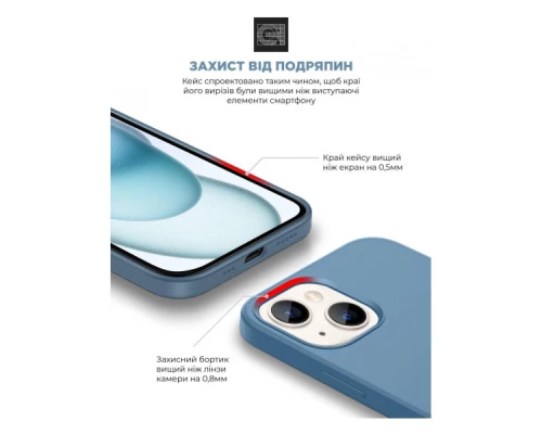 Чохол до мобільного телефона Armorstandart ICON2 MagSafe Apple iPhone 15 Winter Blue (ARM72760) Чохол до мобільного телефона Armorstandart ICON2 MagSafe Apple iPhone 15 Winter Blue (ARM72760)