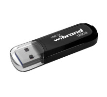 USB флеш накопичувач Wibrand 128GB Marten Black USB 3.2 Gen 1 (USB 3.0) (WI3.2/MA128P10B)