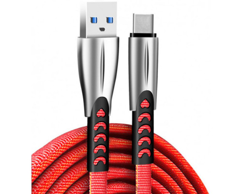 Дата кабель USB 2.0 AM to USB-C 1.0m zinc alloy red ColorWay (CW-CBUC012-RD) Дата кабель USB 2.0 AM to USB-C 1.0m zinc alloy red ColorWay (CW-CBUC012-RD)