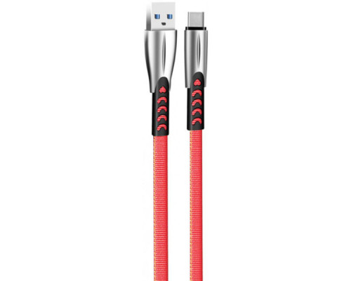 Дата кабель USB 2.0 AM to USB-C 1.0m zinc alloy red ColorWay (CW-CBUC012-RD) Дата кабель USB 2.0 AM to USB-C 1.0m zinc alloy red ColorWay (CW-CBUC012-RD)