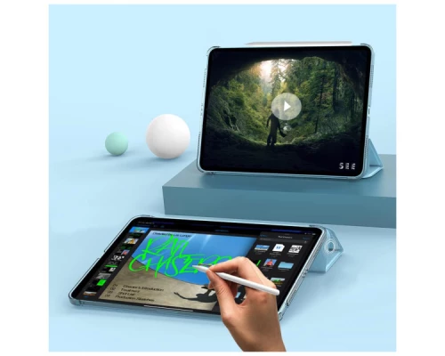 Чохол до планшета BeCover Tri Fold Hard Apple iPad Air 5 (2022) 10.9" Light Blue (709663) Чохол до планшета BeCover Tri Fold Hard Apple iPad Air 5 (2022) 10.9" Light Blue (709663)