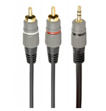 Кабель мультимедійний 3.5 Jack to 2RCA 5.0m Cablexpert (CCA-352-5M)