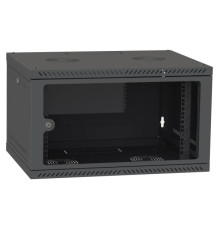 Шафа настінна Ipcom 4U, 600*350, RAL9005 (СН-4U-060х035-ДС-9005)