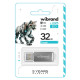 USB флеш накопичувач Wibrand 32GB Cougar Silver USB 2.0 (WI2.0/CU32P1S)