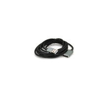 Дата кабель USB 2.0 AM/AF 2.0m black VEGGIEG (YT-AM/AF-UF2-2)