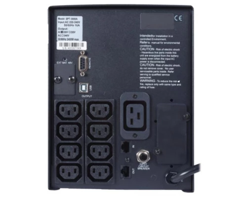 Пристрій безперебійного живлення Powercom SPT-3000-II LCD Powercom (SPT.3000.II.LCD) Пристрій безперебійного живлення Powercom SPT-3000-II LCD Powercom (SPT.3000.II.LCD)
