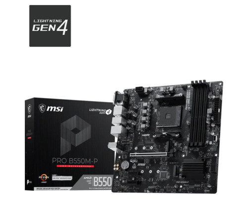 Материнська плата MSI PRO B550M-P