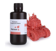 Фотополімерна смола ELEGOO Resin, Standard 1кг, maroon (50.103.0086)