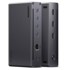 Концентратор Ugreen Thunderbolt 4 to 3xTh.4/3xUSBA 3.2/RJ45 Gigabit/140W ARevodok Max 8-in-1 U708 (25053EU)