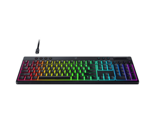 Клавіатура Razer BlackWidow V4 Low-Profile Wireless/Bluetooth/USB Yellow switch UA Black (RZ03-05271500-R3M1)
