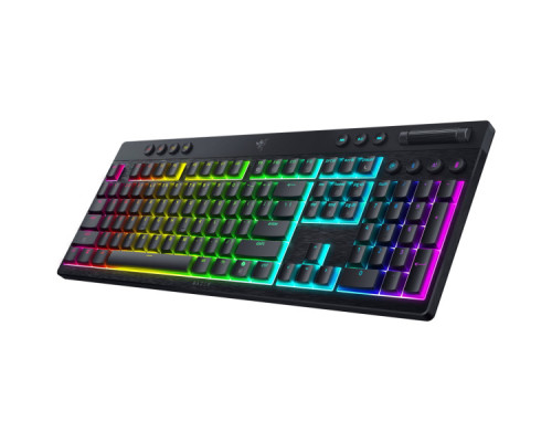Клавіатура Razer BlackWidow V4 Low-Profile Wireless/Bluetooth/USB Yellow switch UA Black (RZ03-05271500-R3M1)