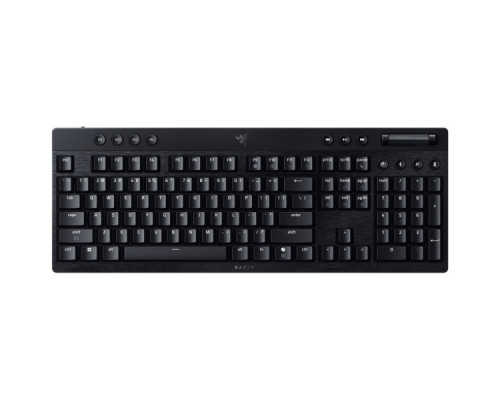 Клавіатура Razer BlackWidow V4 Low-Profile Wireless/Bluetooth/USB Yellow switch UA Black (RZ03-05271500-R3M1)