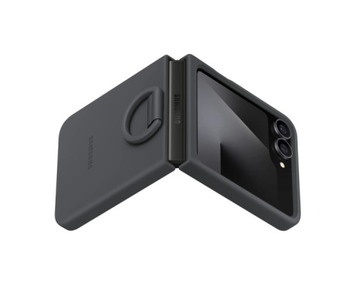 Чохол до мобільного телефона Samsung Silicone Flip 7 FE Black (EF-PF741TBEGUA)