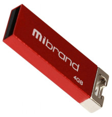 USB флеш накопичувач Mibrand 4GB Сhameleon Red USB 2.0 (MI2.0/CH4U6R)