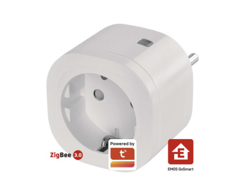 Розумна розетка WIFI P5533 GoSmart, ZigBee 3.0, IP44 EMOS (P5533)