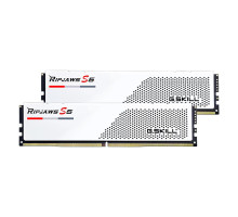 Модуль пам'яті для комп'ютера DDR5 32GB (2x16GB) 6000 MHz Ripjaws S5 White G.Skill (F5-6000J3238F16GX2-RS5W)