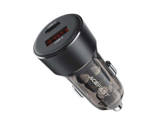 Зарядний пристрій Acefast 2xUSB 60W (USB-C + USB-A) B12 (6974316282914)