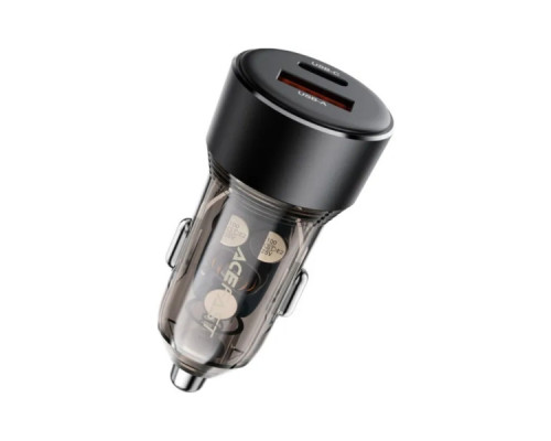 Зарядний пристрій Acefast 2xUSB 60W (USB-C + USB-A) B12 (6974316282914)