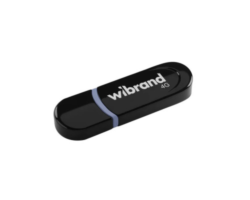 USB флеш накопичувач Wibrand 4GB Panther Black USB 2.0 (WI2.0/PA4P2B)