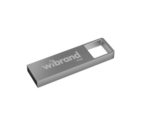 USB флеш накопичувач Wibrand 4GB Shark Silver USB 2.0 (WI2.0/SH4U4S)