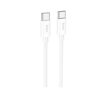 Дата кабель USB-C to USB-C 1.0m Magic silicone PD 60W X87 white HOCO (6931474783264)