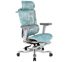 Крісло ігрове GT Racer X-900 Gray/Violet/Blue