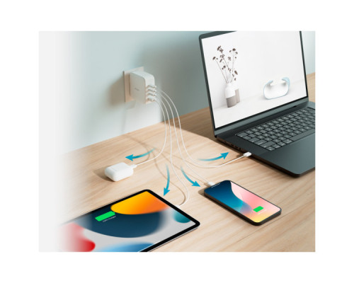 Зарядний пристрій D-Link 3xUSB-C + 1xUSB-A 100W GaN white (DCP-101) Зарядний пристрій D-Link 3xUSB-C + 1xUSB-A 100W GaN white (DCP-101)