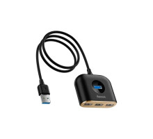 Концентратор Baseus USB 3.0 to 1xUSB 3.0 + 3xUSB 2.0 1.0m (CAHUB-AY01)