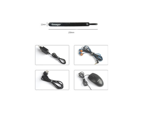 Набір для кріплення Earphone Charger Cord Management Holder Clip 20 pcs/strip Essager (EXD-KBC01)