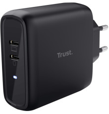 Зарядний пристрій Trust Maxo 65W 2xUSB-C PD black (25380_TRUST)