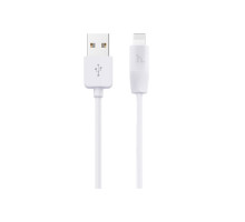 Дата кабель USB 2.0 AM to Lightning 2.0m 2.4A X1 white HOCO (6957531032014)