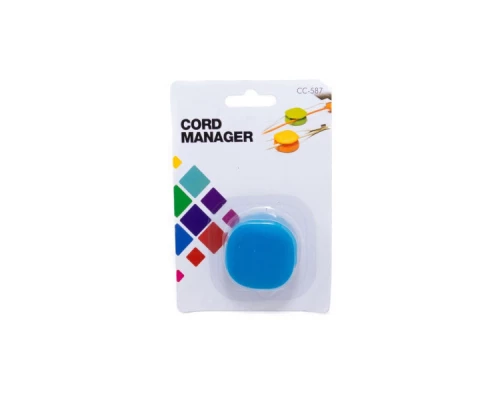 Тримач для кабелю Extradigital CC-587 Cable Clips, Blue (KBC1705)